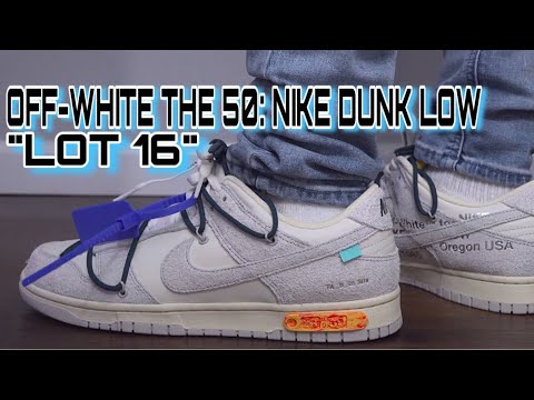 OFF-WHITE x Nike Dunk Low Size 13 (lot 16 of 50) RARE VIRGIL ABLOH