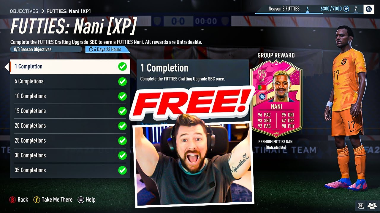 How To Complete 95 FUTTIES Nani For *PROFIT!*