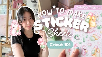 How to make cute sticker sheets ⋆˚✿˖° | Cricut + Procreate for beginners