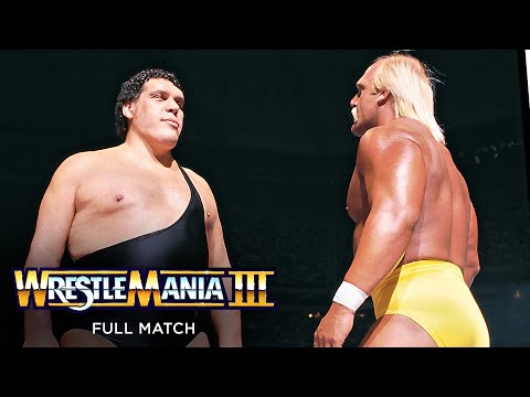 FULL MATCH - Hulk Hogan vs. Andre the Giant - WWE Championship Match: WrestleMania III