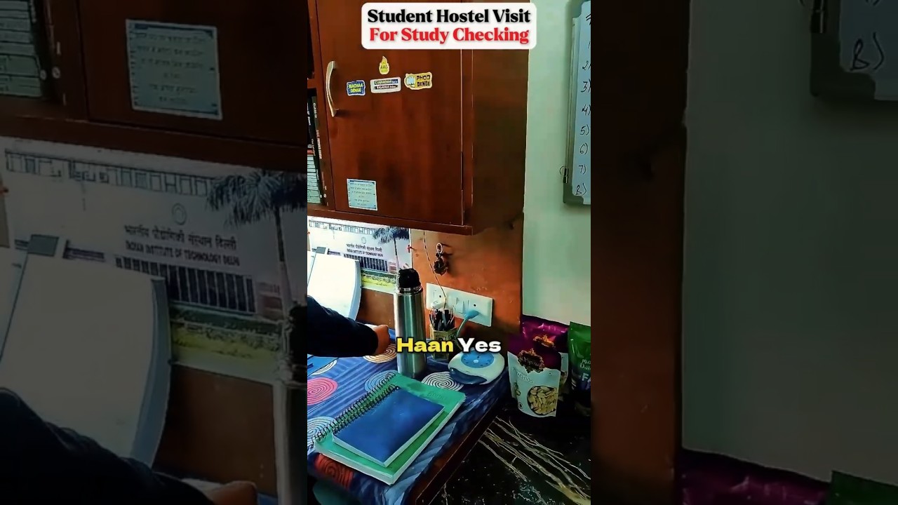 Raid at eSaral Gurukul Student Hostel Room 😱 | IIT Motivation Status 