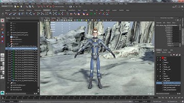 Autodesk Maya - geodesic voxel binding video