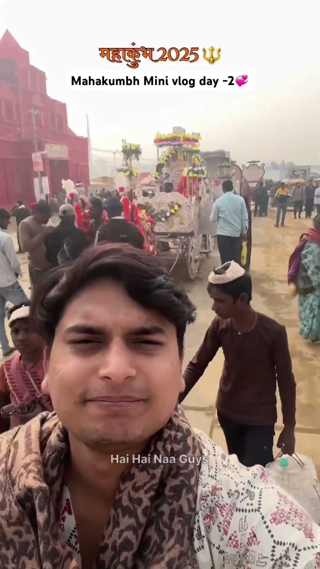 Mahakumbh (prayagraaj) mini vlog day -2 ? #ytshorts #shorts