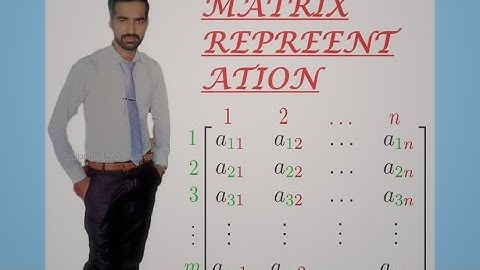 Matrix representation of angular momentum PART 1