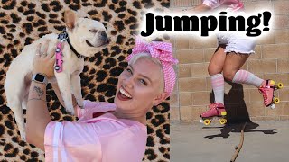 HOW TO JUMP ON ROLLER SKATES!