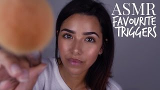 ASMR Lily Whispers ASMR’s Favorite Triggers (Mouth sounds, face brushing, hair brushing, lids... )