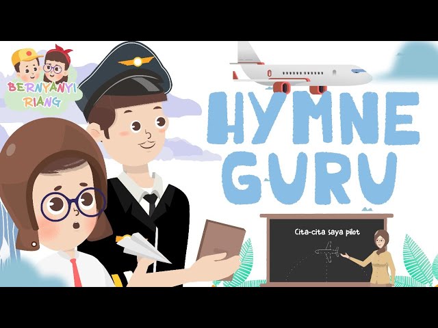HYMNE GURU - VIDEO u0026 LIRIK LAGU HYMNE GURU | LAGU WAJIB NASIONAL class=