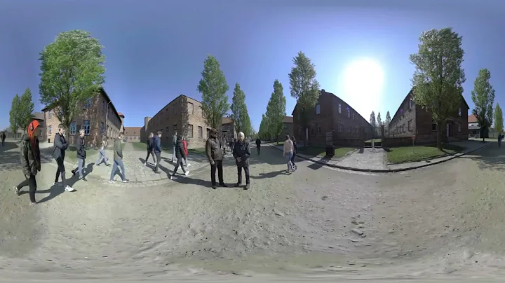 04 8 AUSCHWITZ BTWN BARRACKS INTERVIEWER MONO