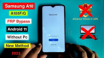 Samsung A10 (A105F/G) Android 11 FRP Bypass Without Pc | Samsung A105F/G Gmail Lock Remove 2022