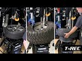 Trec tire changer installation  giuliano automotive canada