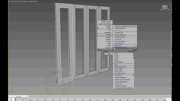 3Ds Max Tutorial - Simple Folding Doors Rig with Wire Parameters