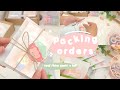 studio vlog 3.5: 1 hour packing orders // real time + lofi + new packaging