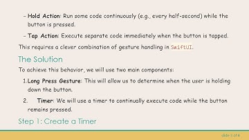 Mastering SwiftUI Gestures: Implementing Continuous Button Press Behavior
