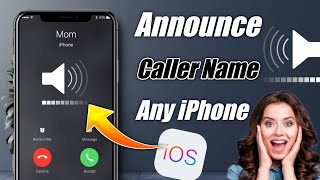 😍 How To Announce Caller Name In iPhone | How To Turn On Announce Calls On iPhone | Announce Calls