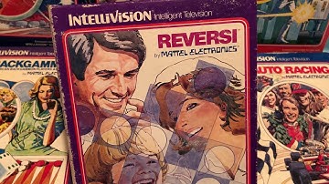 Atari Intellivision Reversi Video Game 1980s 80s 80sThen80sNow 80s Then 80s Now