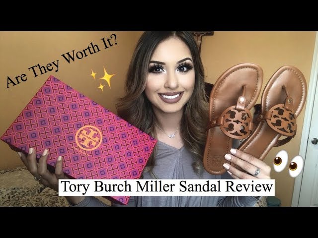 Tory Burch Miller Sandal Review + Wear & Tear + Are They Worth It? - YouTube