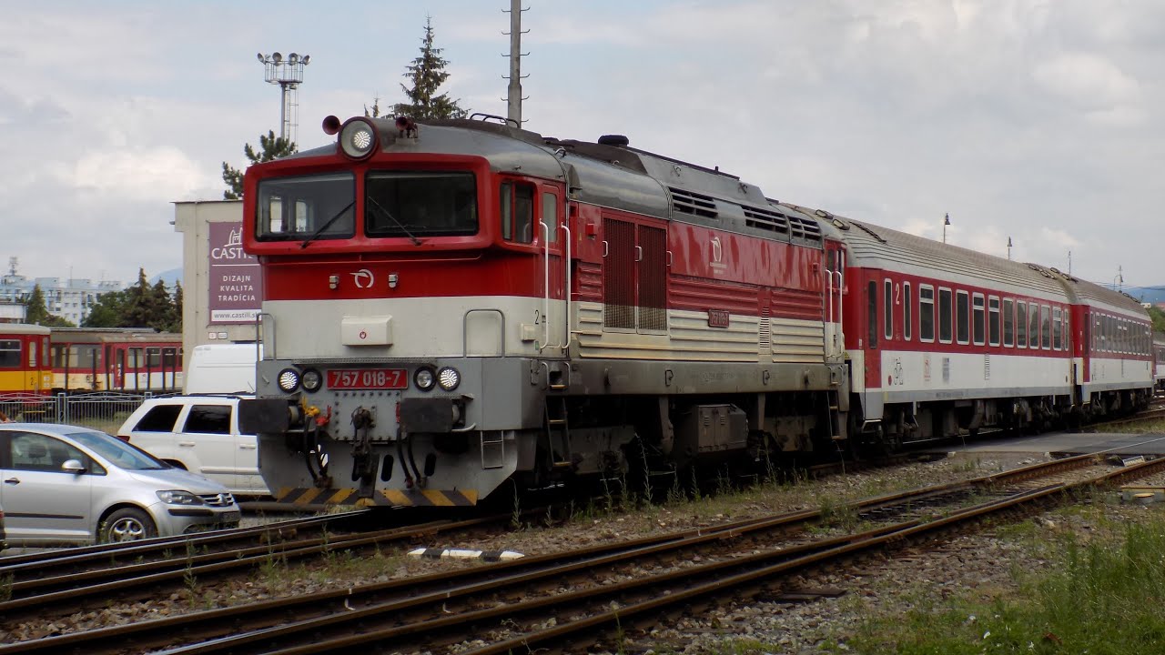 ZSSK 757 018-7 ● REx 1718 ● Prievidza Bojnícka cesta
