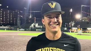 Vanderbilt pitcher Cody Bowker, on transferring from Georgetown and more