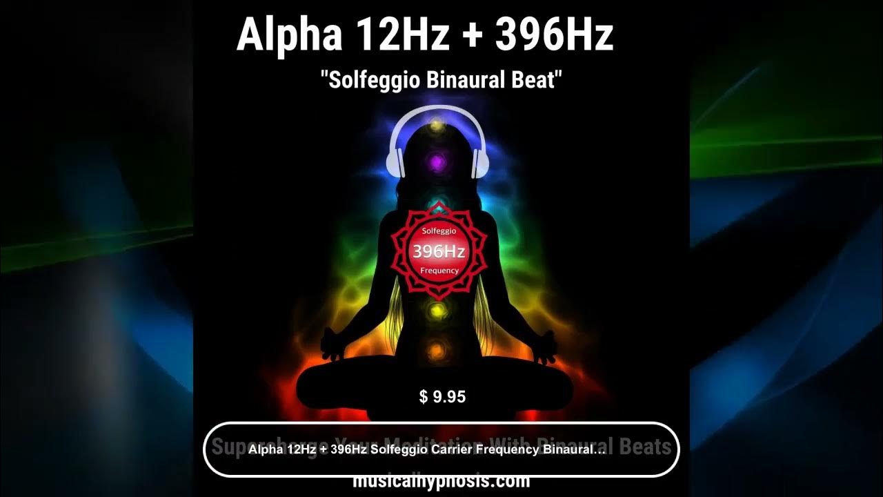 Alpha 12Hz + 396Hz Solfeggio Carrier Frequency Binaural Beat Audio