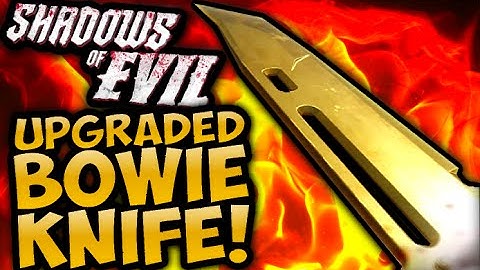 Black Ops 3 ZOMBIES: UPGRADED BOWIE KNIFE GUIDE! ELEMENTAL FIRE KNIFE TUTORIAL! (Shadows of Evil)
