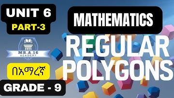 GRADE 9 MATHS UNIT 6  PART 3/SUM OF EXTERIOR ANGLES OF A CONVEX POLYGON |WITH EXERCISES  6.5 AND 6.6