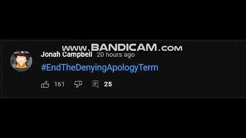 Calling Out Jonah Campbell For Spreading Hashtag End The Denying Apology Term... (Outdated)