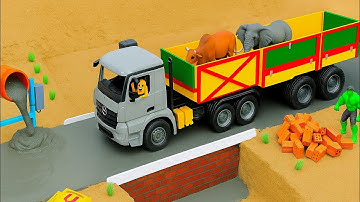 DIY Brick & Concrete Bridge vs Heavy Truck | Wooden Bridge Collapse Science Project @aspmetacreators