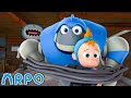 Rise of the machine robots  baby daniel and arpo the robot cartoon  funny cartoon robot for kids