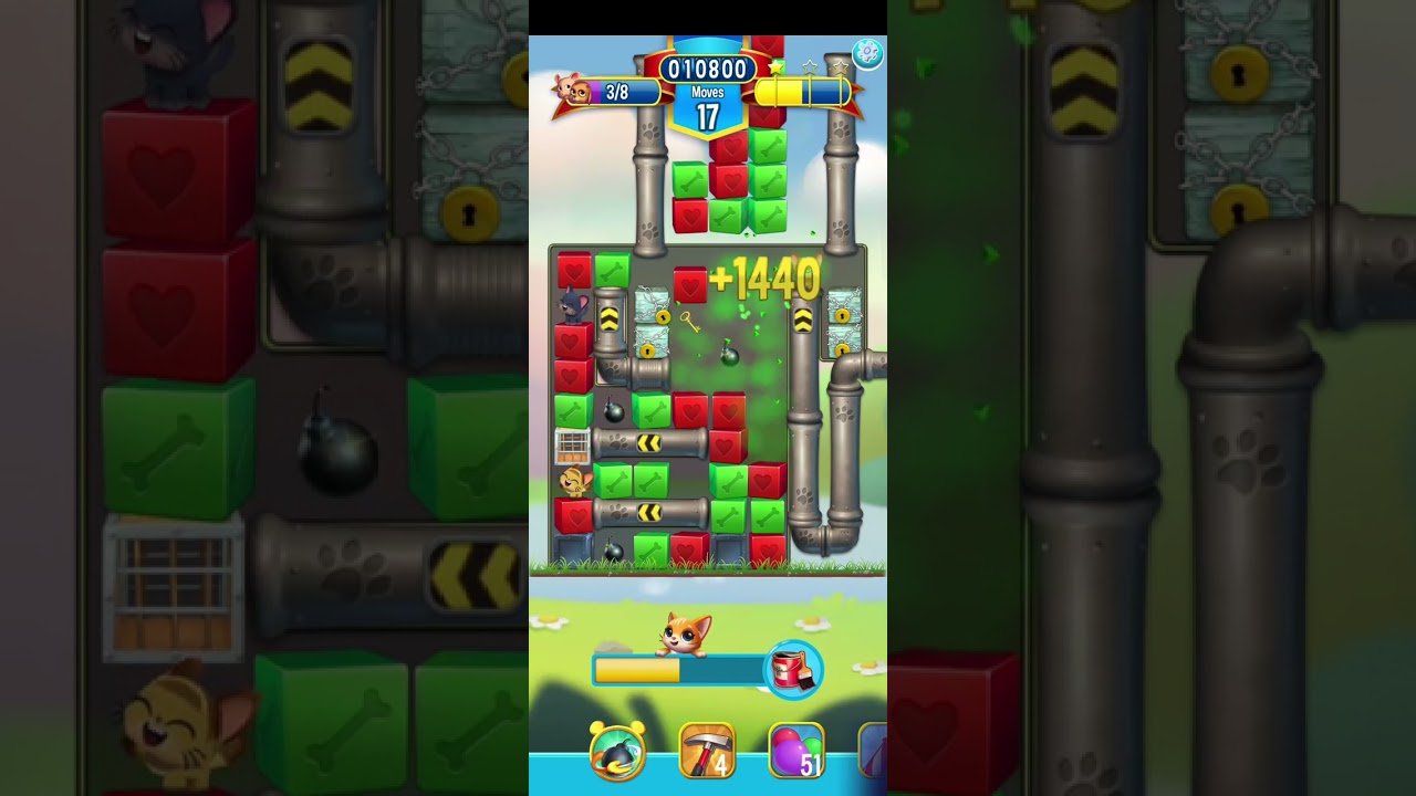Pet Rescue Saga level 4874 no boosters