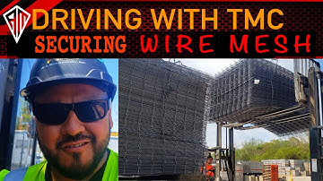 Dangerous securing a Wire Mesh TMC transportation