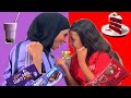 تحدي السناكات البنفسجية Vs السناكات الحمراء 