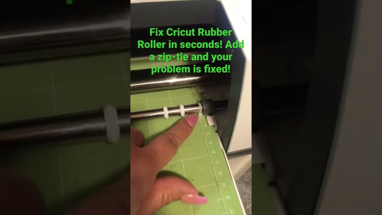 Fix Cricut Rubber Roller in Seconds! 