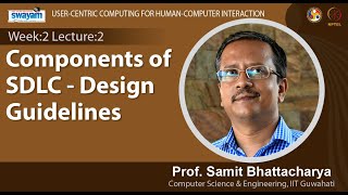 Lec 6:- Components of SDLC - Design Guidelines