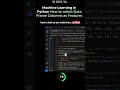 S1 EP5 T4   Machine Learning in Python Printing your Data Frame Using Head and To String