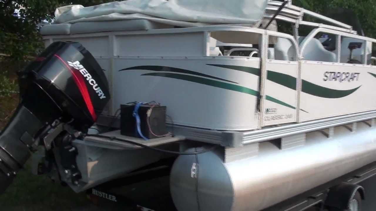 FOR SALE 2005 STARCRAFT 24ft PONTOON BOAT!!! MERCURY MOTOR ...