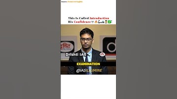 His Voice And Confidence 🔥👨‍✈️ Vishwa Vardhan | Upsc Interview