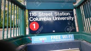 1 Train 116 Street Station Columbia University