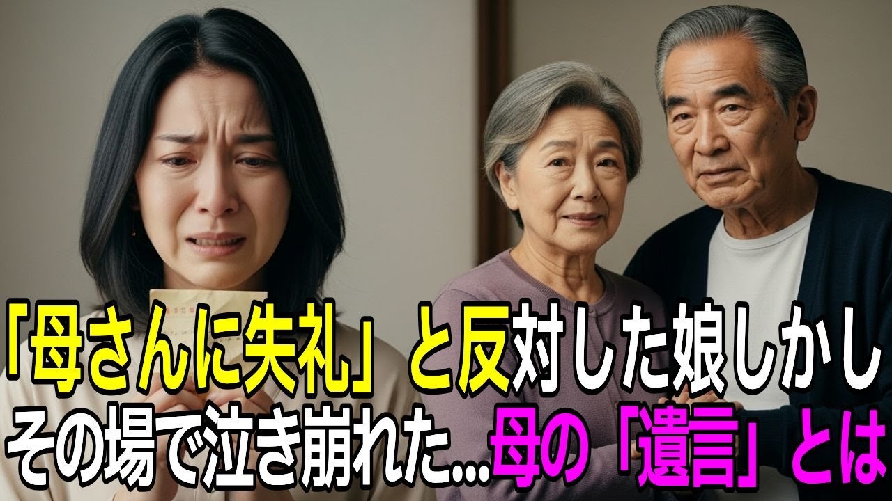 53年前の初恋の人と再会した父。「母さんに失礼よ」と反対する娘が、亡き母の遺品から見つけた“まさかの手紙”に号泣した理由