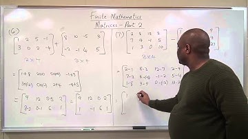 Matrices - Part 2 : Equality of Matrices; Add and Subtract Matrices