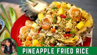 The Best Thai Pineapple Fried Rice  Khao Pad Sapparod | Neena's Thai Kitchen