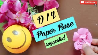 paperflowersrose paperflowers D I Y : Paper rose / Flower Tutorial / Suggested
