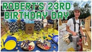 A DAY iN OUR (FAMiLY OF 10) LIFE~ Robert’s 23rd Birthday Day