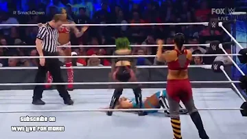 Naomi, Sasha Banks and Azhiya Vs Shayana Bazler, Natalya and Shotzi Blackheart, WWE SmackDown