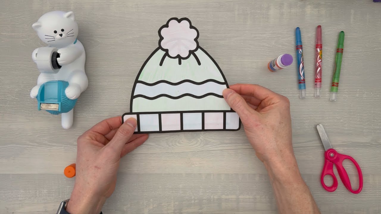 Easy Build a Winter Hat Craft | Fun Kids Activity