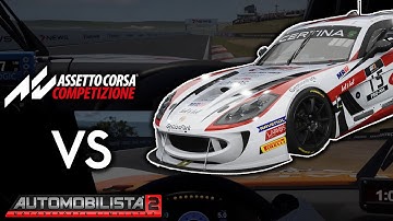 ACC vs AMS2 - Ginetta G55 GT4 Handling Comparison