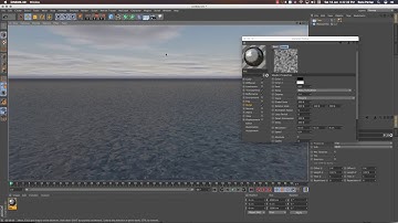 Making 3D Ocean in Cinema 4D R16 Tutorial