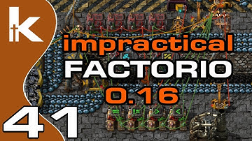Impractical Factorio 0.16 Ep 41 | Building a Wall | Factorio Let