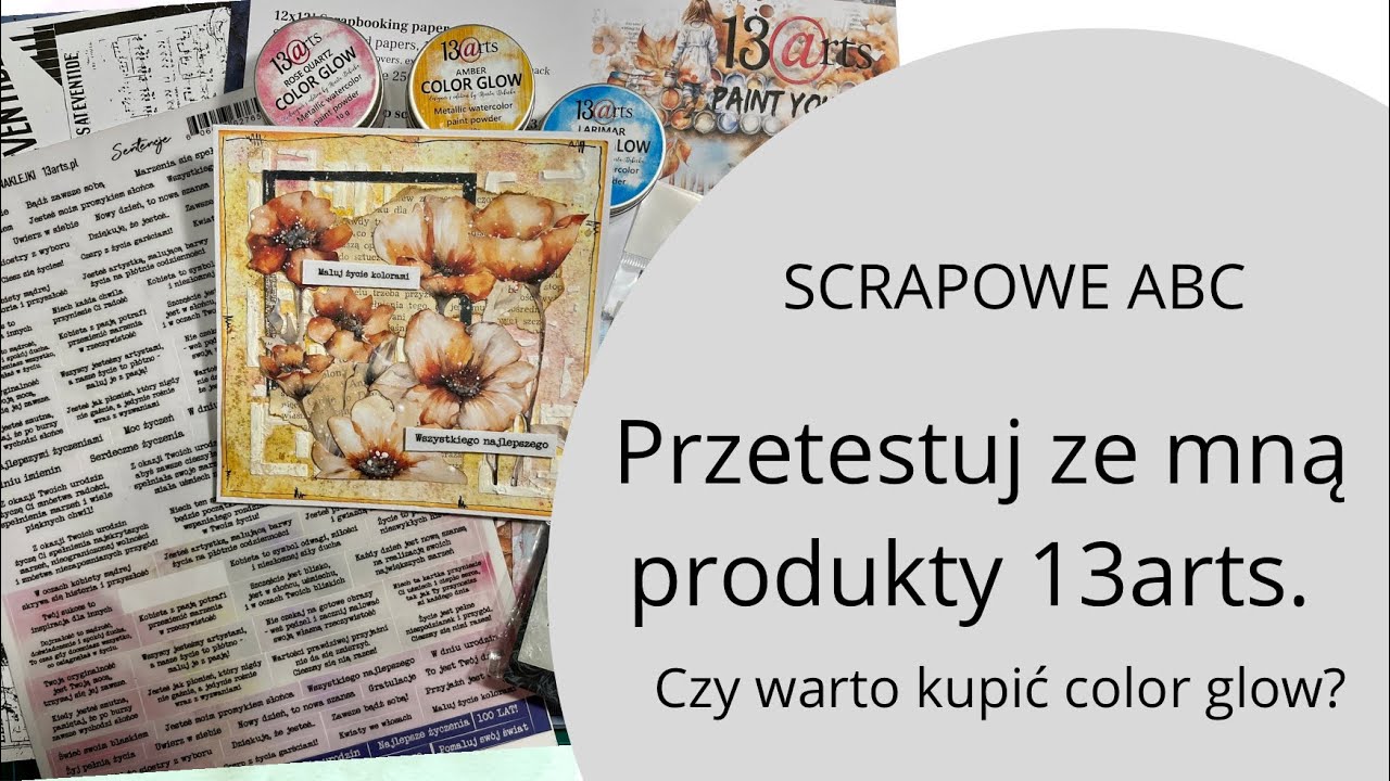 Jedna marka, jedna kartka - co potrafią produkty13arts?