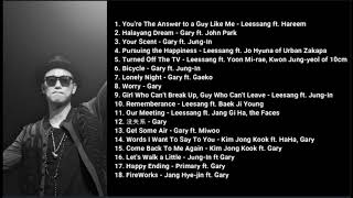 Kang Gary (개리) - Greatest hits playlist with Leessang, running man, etc