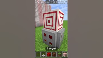 minecraft target practice block machine #minecraft #shorts #trending #tutorial